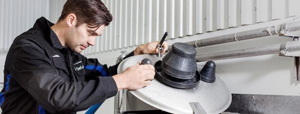 Milk cooling equipment used for storage and temperature control in a dairy facility
