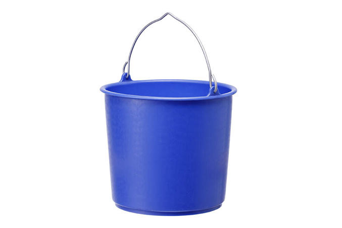 Seaux en plastique bleu DeLaval