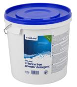 Chlorine free powder detergent