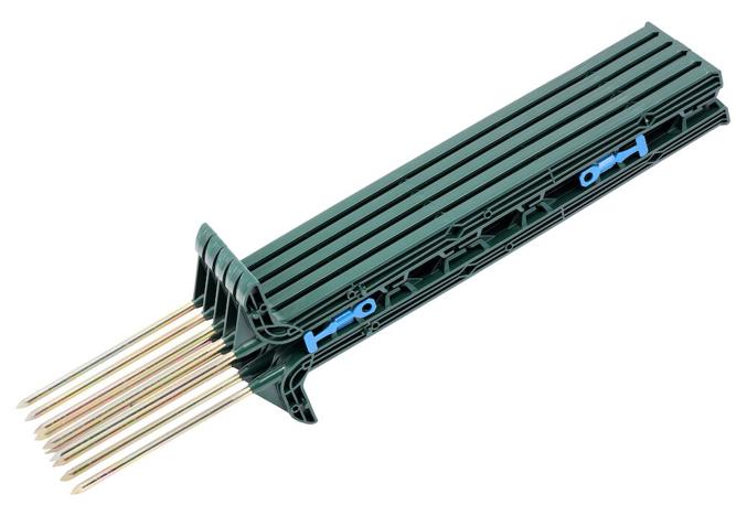 Piquet plastique vert