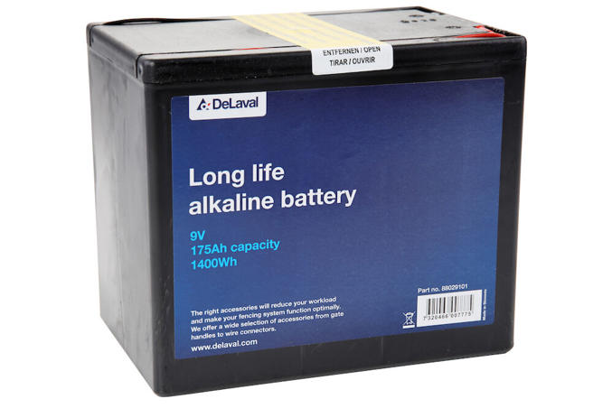 9V alkaline battery
