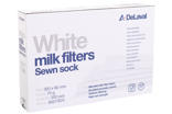 White milk filter, sewn edges, 70g 