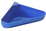 Angled food trough