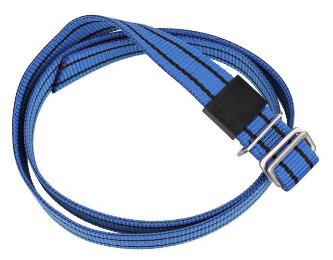 Neckband, metal rings
