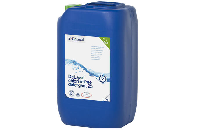 CFD25  DeLaval chlorine free detergent