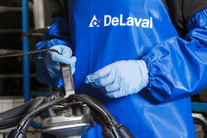DeLaval Nitril-Melkhandschuhe