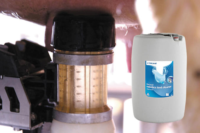DeLaval Roboter Zitzenreiniger