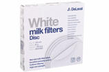 Milk filter discs, white