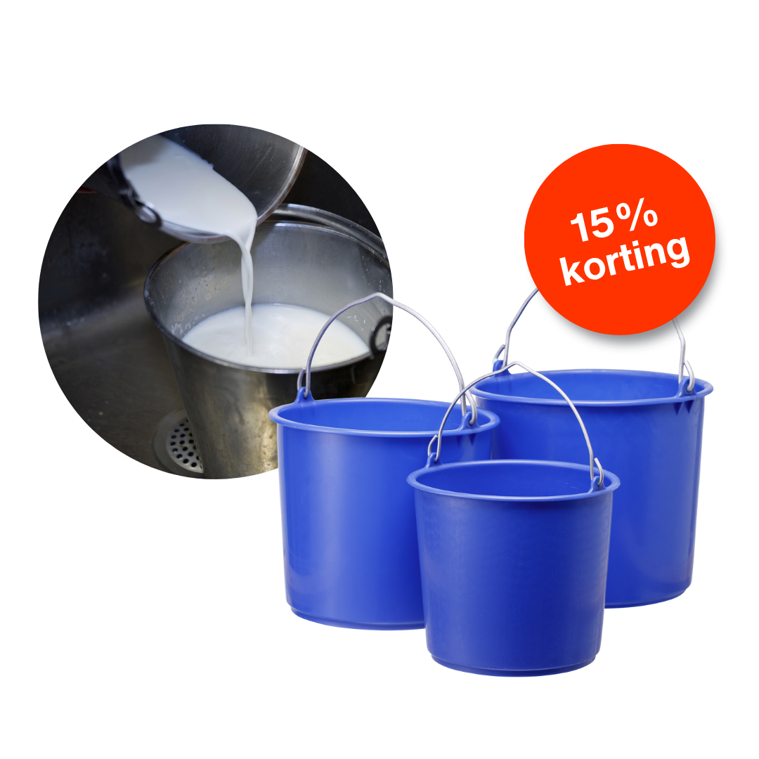 DeLaval kalveremmers met kortingsticker van 15%