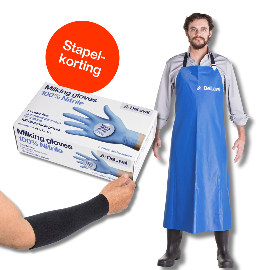 Bezoekaankondiging DeLaval 2026-02 - Melkerskleding met stapelkorting