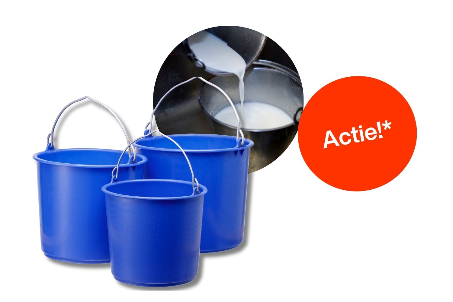 DeLaval Kalveremmers met button Actie