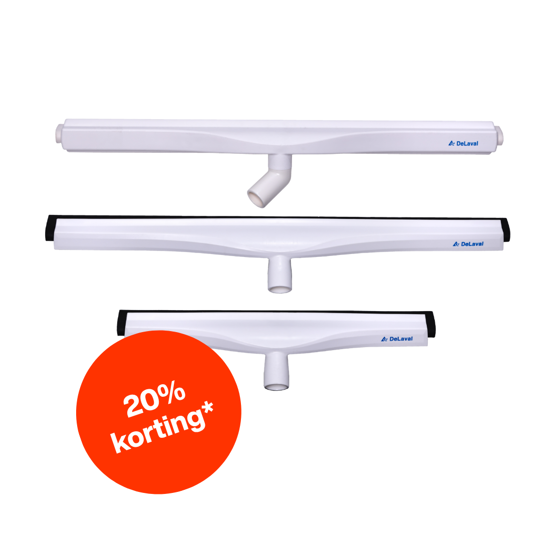 DeLaval vloertrekkers met actie button