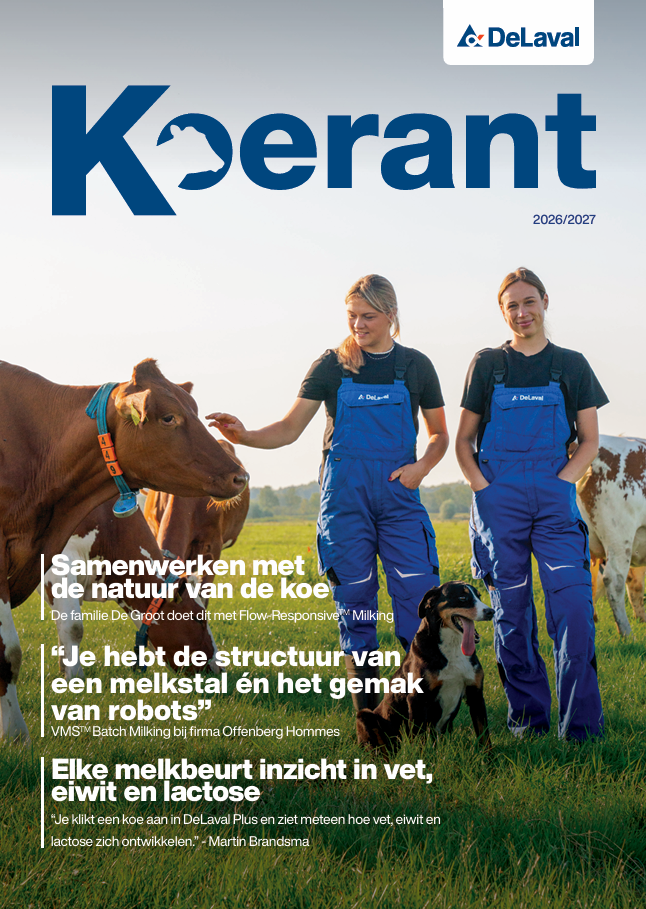 Voorkant Magazine DeLaval Koerant 2026/2027