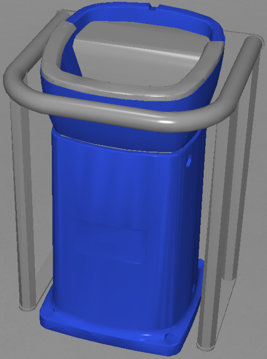 DeLaval beskyttelsesstativ for drikkekar HB15 Produktbilde