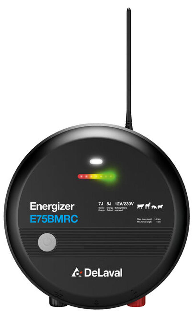DeLaval batteri-/nätaggregat E75BMRC inkl fjärrkontroll