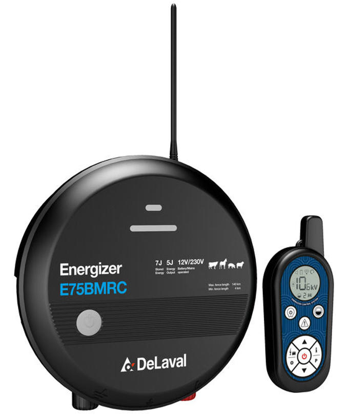 DeLaval batteri-/nätaggregat E75BMRC inkl fjärrkontroll