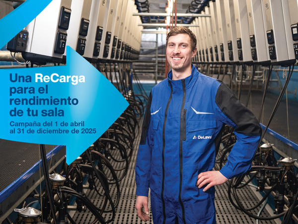 campaña recarga de automatización para granjas delaval 2025