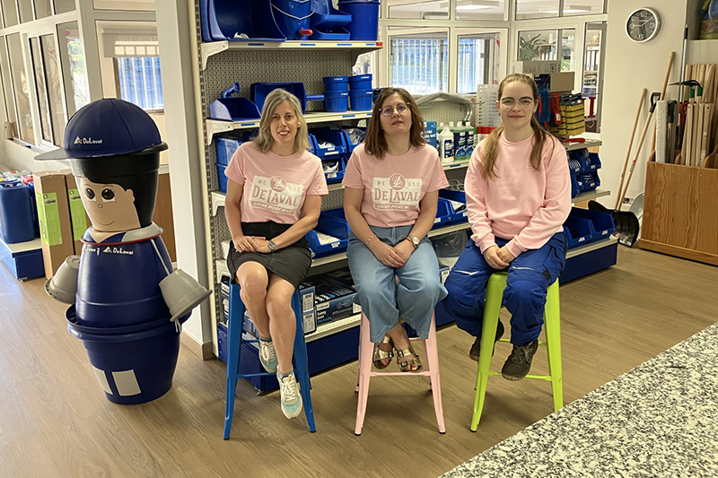 distribuidores delaval mujeres