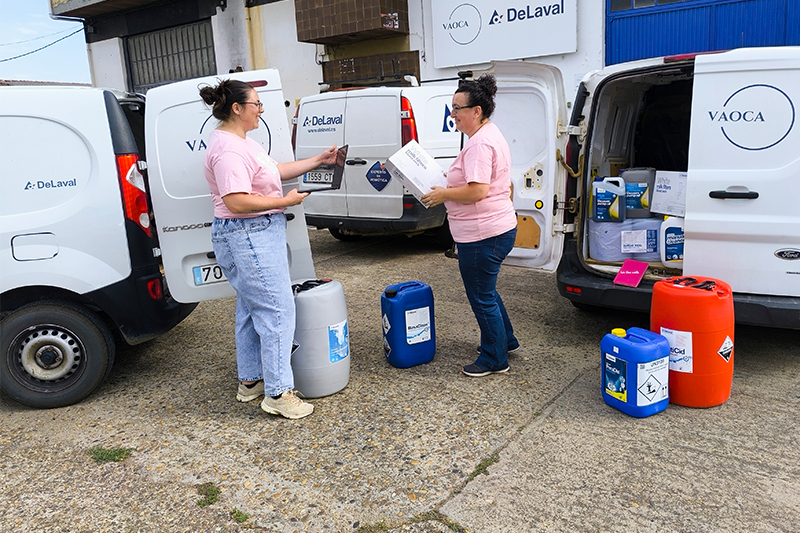 distribuidores delaval mujeres