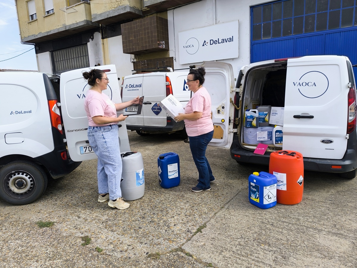 mujeres vaoca distribuidor delaval