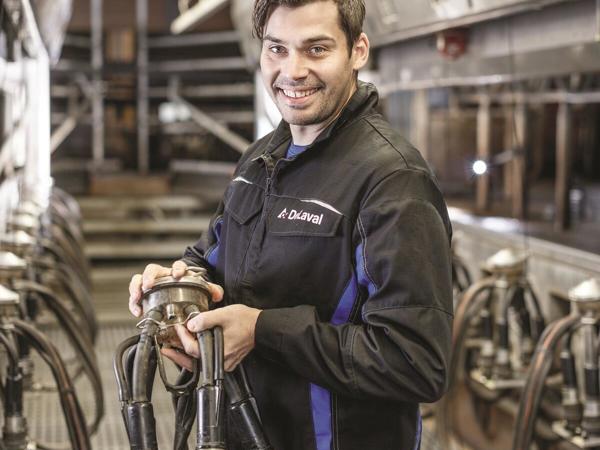 Cambio pezoneras con DeLaval-InService